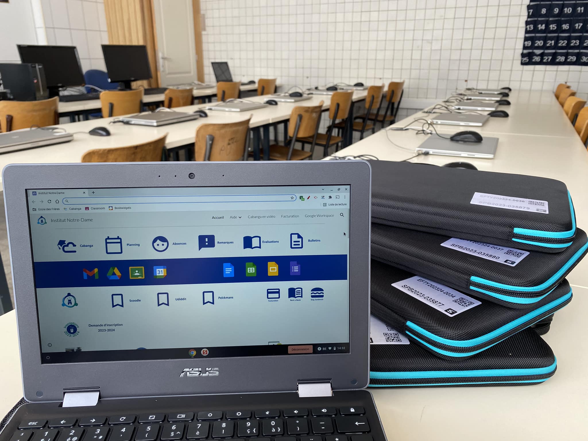 Equipement informatique de l'école des frères
